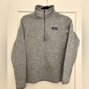 Patagonia Better Sweater 1/4 Zip Fleece Jacket - Women’s in colour “Stonewash”